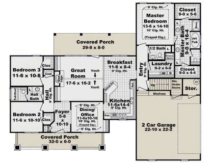 Main Floor for House Plan #348-00085