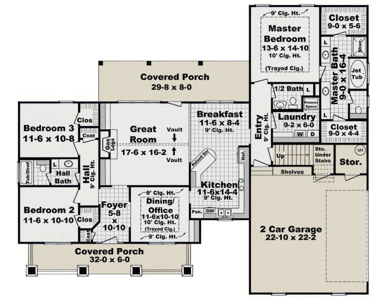 House Plan House Plan #3689 Drawing 1