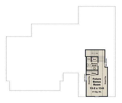 Bonus Room for House Plan #348-00085