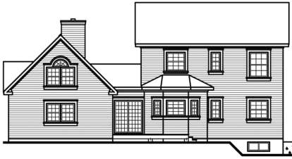 Country House Plan #034-00052 Elevation Photo