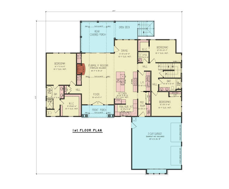 House Plan House Plan #36909 Drawing 1