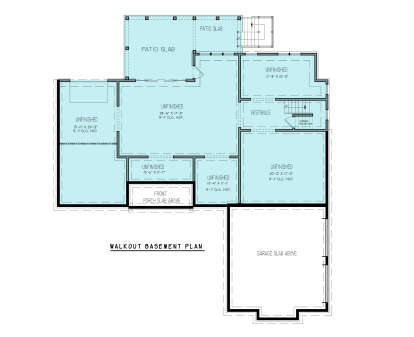 Basement for House Plan #699-00568
