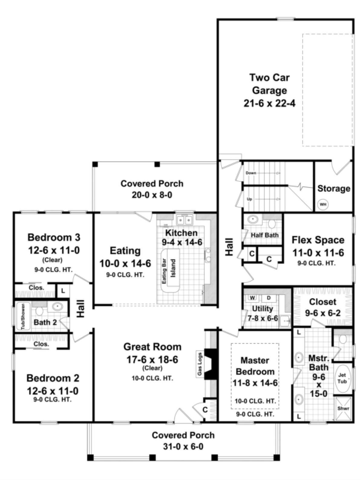 Main Floor for House Plan #348-00087