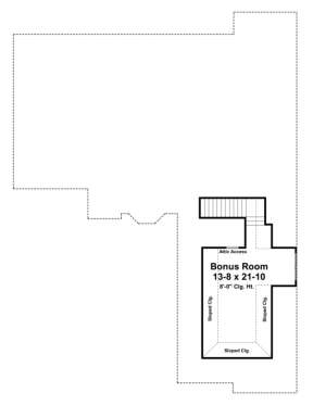 Bonus Room for House Plan #348-00088