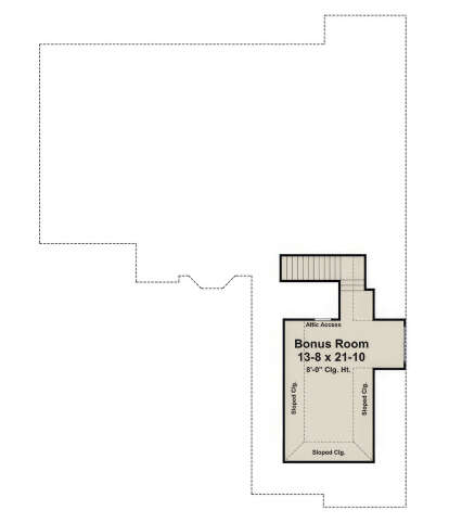 Bonus Room for House Plan #348-00088