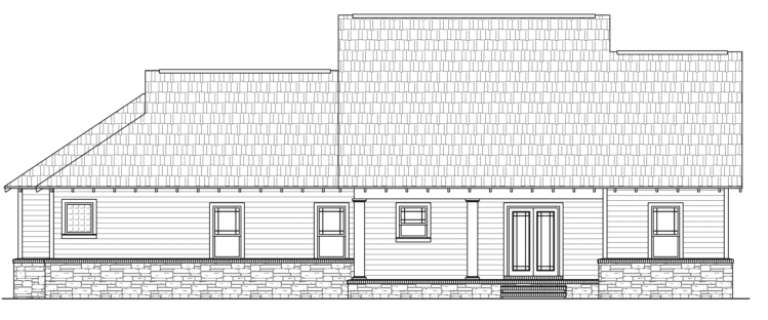 Country House Plan #348-00089 Elevation Photo