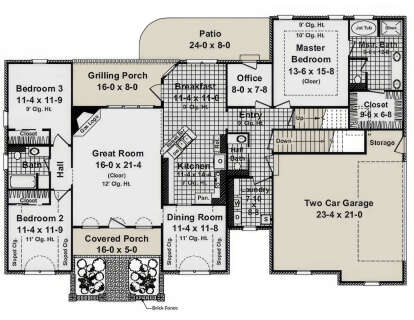 Main Floor for House Plan #348-00091