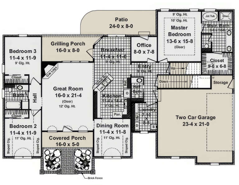 House Plan House Plan #3695 Drawing 1