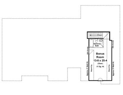Bonus Room for House Plan #348-00091
