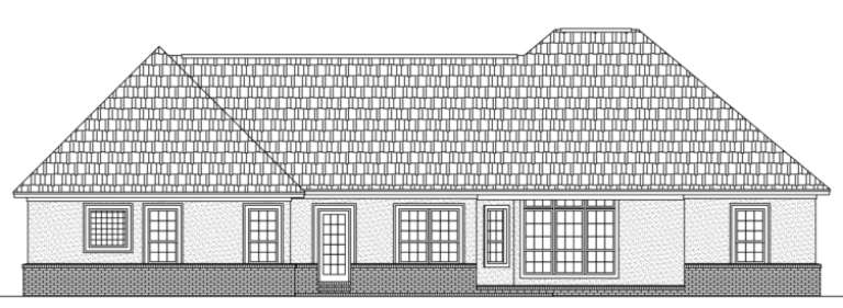 Traditional House Plan #348-00092 Elevation Photo