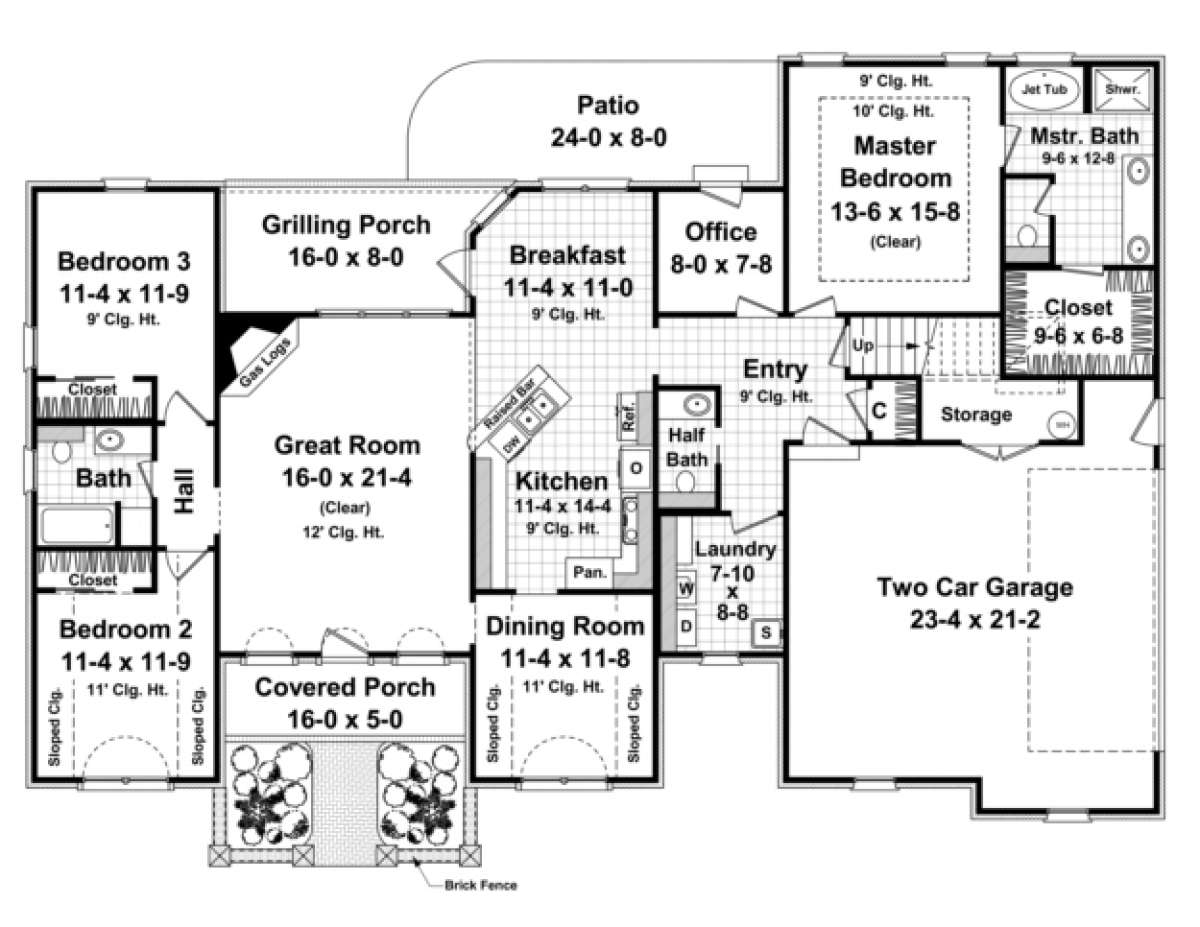 Main Floor for House Plan #348-00093