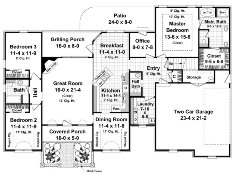 House Plan House Plan #3699 Drawing 1