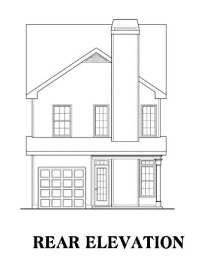 Traditional House Plan #009-00020 Elevation Photo