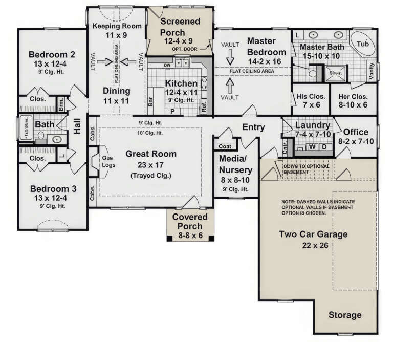 House Plan House Plan #3700 Drawing 1