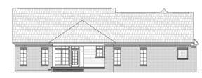French Country House Plan #348-00097 Elevation Photo
