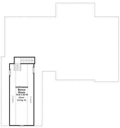 Bonus Room for House Plan #348-00098