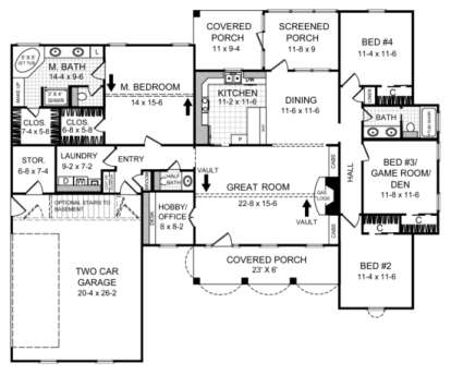 House Plan House Plan #3703 Drawing 1