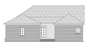 Ranch House Plan #348-00102 Elevation Photo