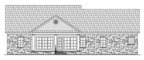 Traditional House Plan #348-00103 Elevation Photo