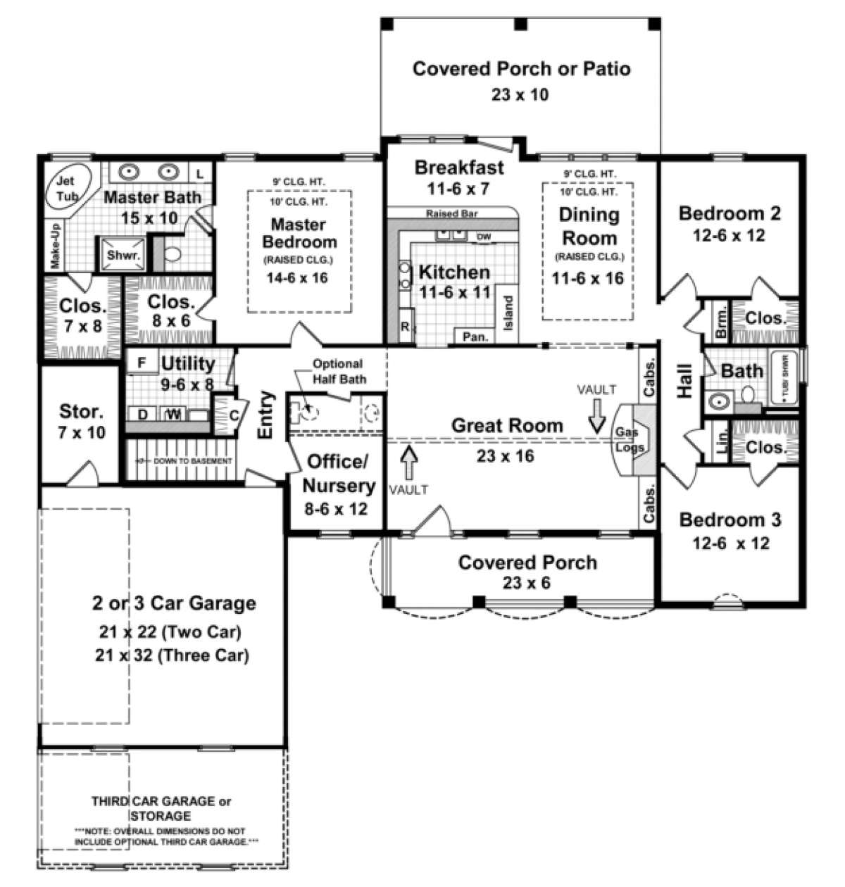 Main Floor for House Plan #348-00103