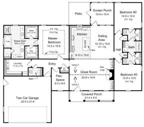 Main Floor for House Plan #348-00104