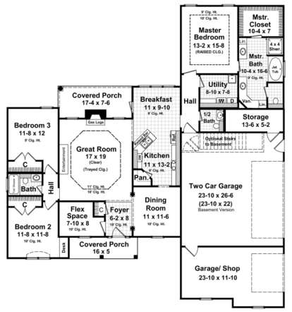 Main Floor for House Plan #348-00106