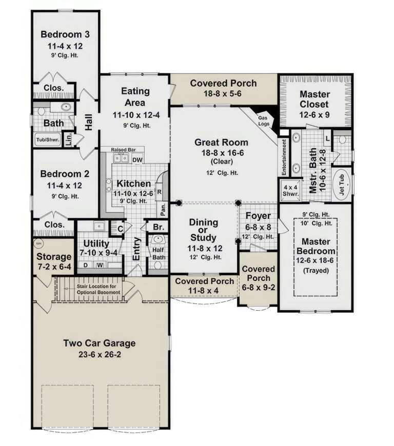 House Plan House Plan #3711 Drawing 1