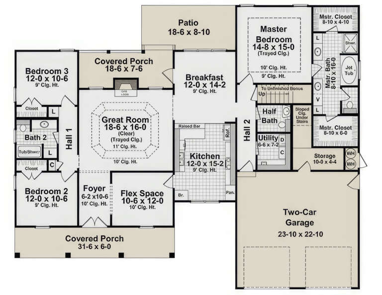 House Plan House Plan #3712 Drawing 1