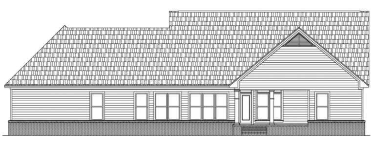 Country House Plan #348-00109 Elevation Photo