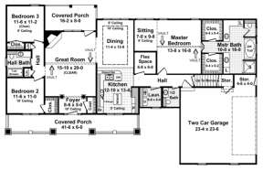 Main Floor for House Plan #348-00109