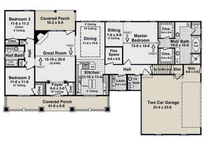 Main Floor for House Plan #348-00109