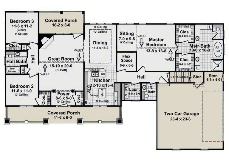 House Plan House Plan #3713 Drawing 1