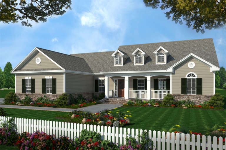 House Plan House Plan #3714 Front Elevation