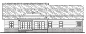Ranch House Plan #348-00110 Elevation Photo