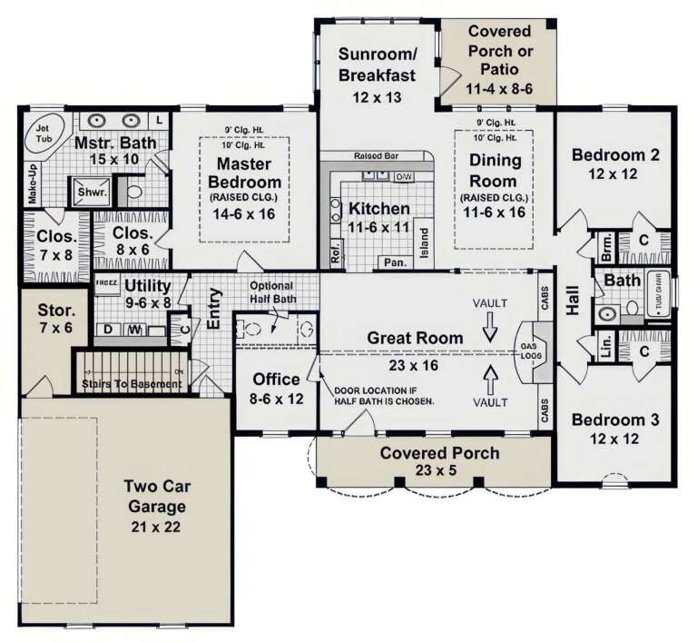 House Plan House Plan #3714 Drawing 1