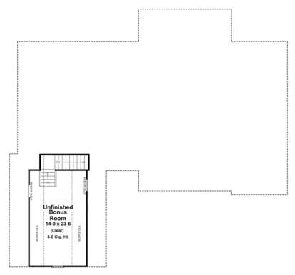 Bonus Room for House Plan #348-00111