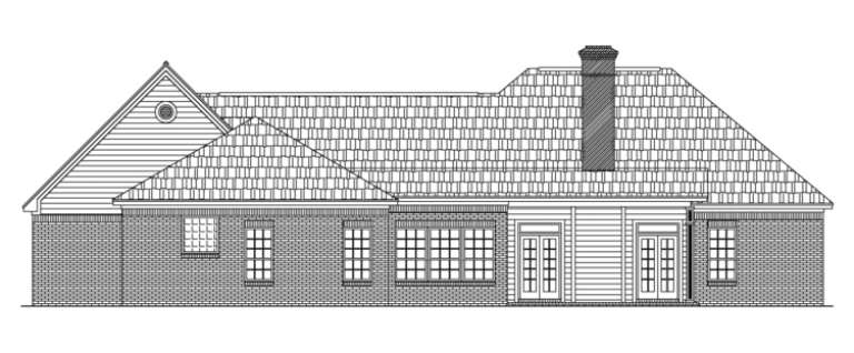 European House Plan #348-00113 Elevation Photo