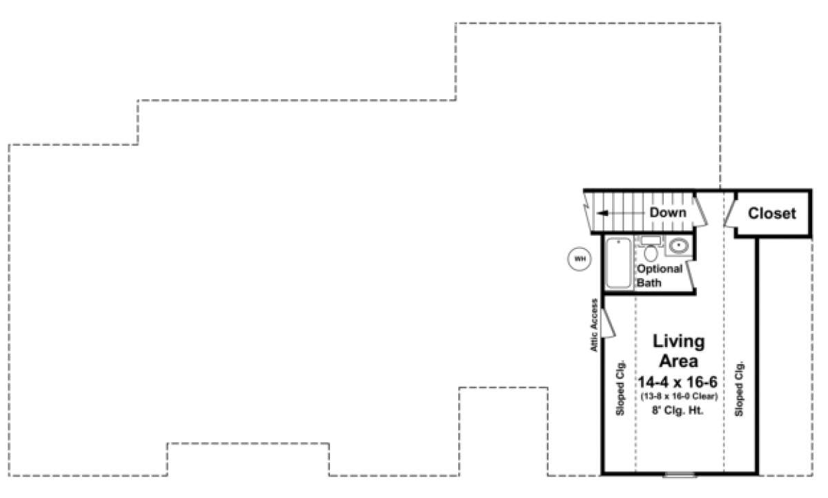 Second Floor for House Plan #348-00113