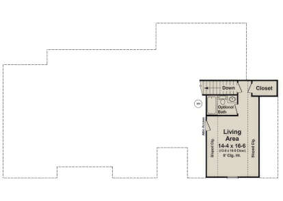 Bonus Room for House Plan #348-00113