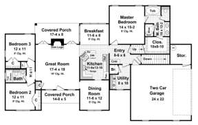 Basment Option for House Plan #348-00113