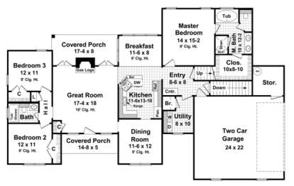 Basment Option for House Plan #348-00113