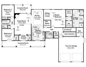 Main Floor for House Plan #348-00114