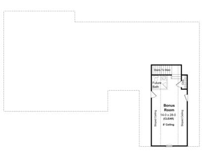 Bonus Room for House Plan #348-00114