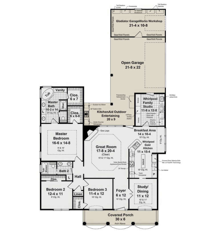 House Plan House Plan #3719 Drawing 1