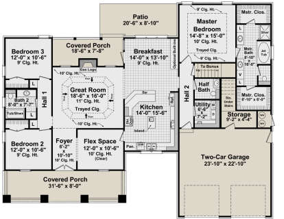Main Floor for House Plan #348-00117