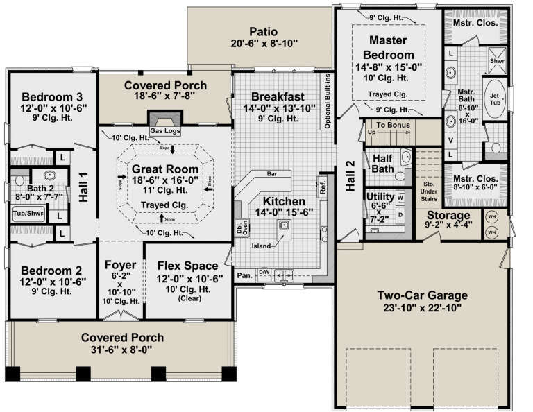 House Plan House Plan #3721 Drawing 1