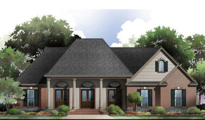 3 Bed, 2 Bath, 2100 Square Foot House Plan - #348-00118