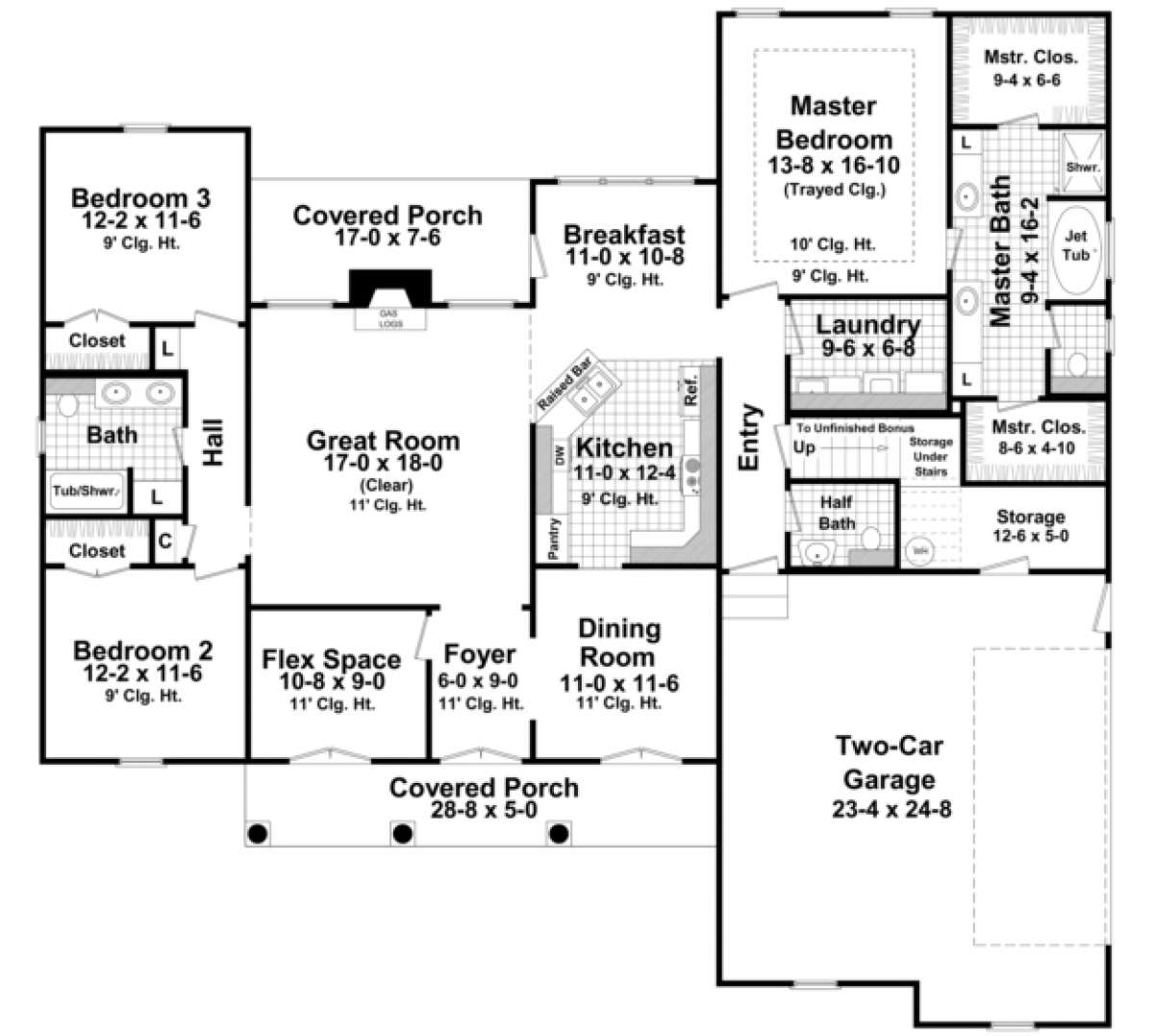 Main Floor for House Plan #348-00118