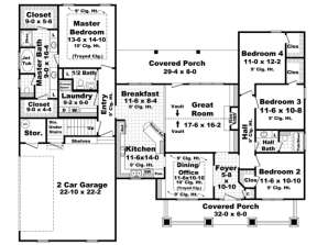 Main Floor for House Plan #348-00120