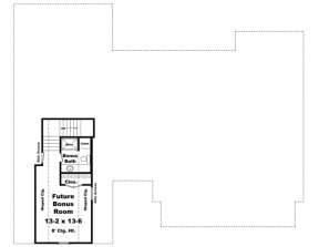Bonus Room for House Plan #348-00120